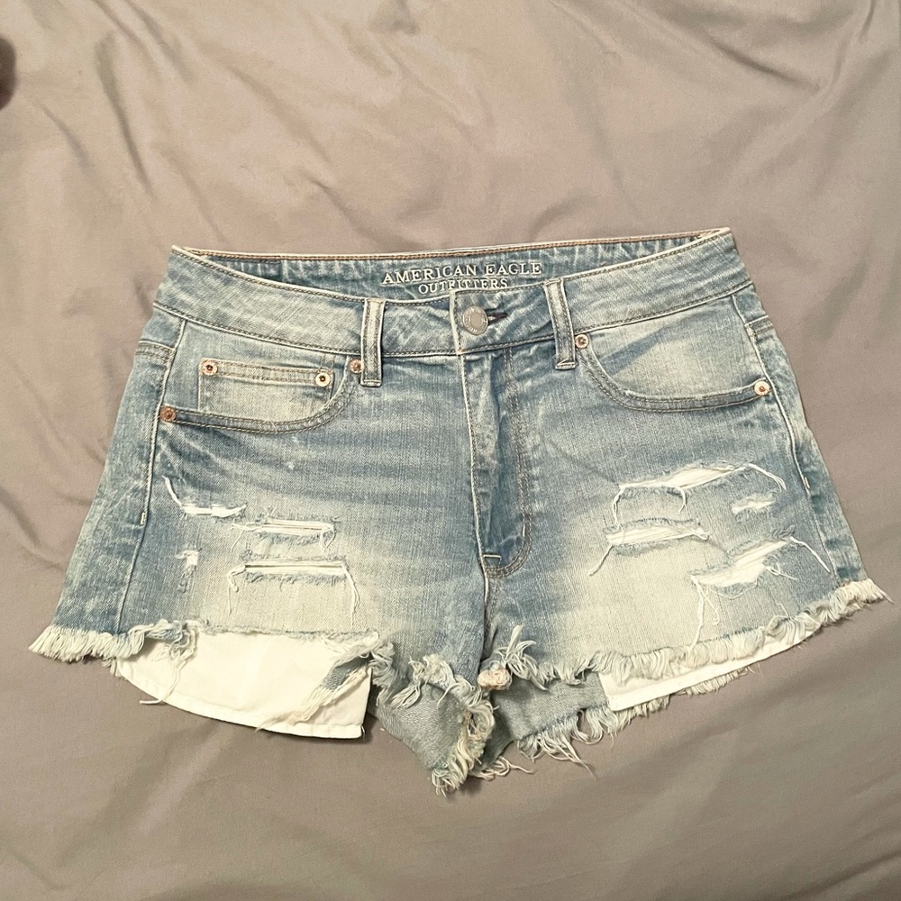 AE Cutoff Denim Shorts